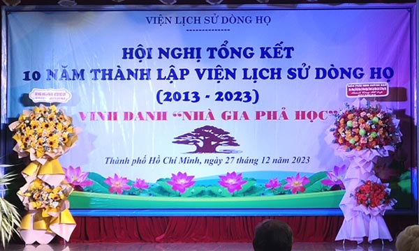 Viện Lịch sử dòng họ tổng kết 10 năm hoạt động